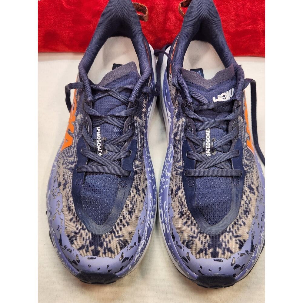 Hoka Speedgoat 6 Womens 10 Trail Running Shoes Vibram Hiking Athletic Outdoor - Picture 7 of 11